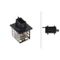 Resistor Interior Blower 12 V 6-pin HELLA for PEUGEOT 206...