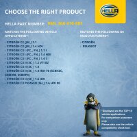 Widerstand Innenraumgebläse 12 V 4-polig HELLA für u.a. CITROËN C3