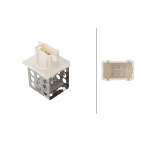 Resistor Interior Blower 12 V 6-pin HELLA for PEUGEOT 206...