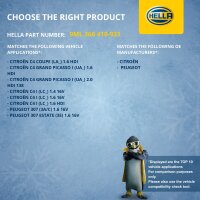 Widerstand Innenraumgebläse 12 V 6-polig HELLA für u.a. CITROËN C4