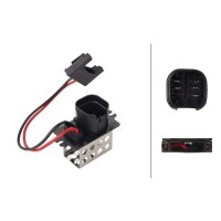 Widerstand Innenraumgebläse 12 V 4-polig HELLA...