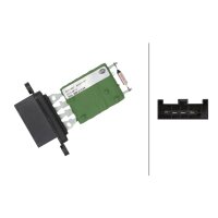 Widerstand Innenraumgebläse 12 V 4-polig HELLA...