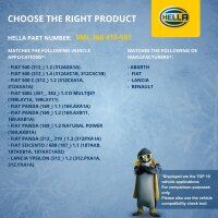 Widerstand Innenraumgebläse 12 V 4-polig HELLA für u.a. FIAT STILO