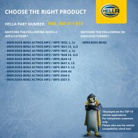 Widerstand Innenraumgebläse 24 V 4-polig HELLA für MERCEDES-BENZ ACTROS