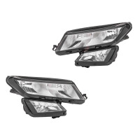 Hauptscheinwerfer-Set links rechts H8 H7/H7 W5W PWY24W...