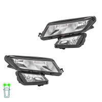 Hauptscheinwerfer-Set links rechts H8 H7/H7 W5W PWY24W...