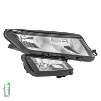 Hauptscheinwerfer-Set links rechts H8 H7/H7 W5W PWY24W HELLA für SKODA KODIAQ