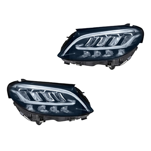 Hauptscheinwerfer-Set links rechts LED HELLA für u.a. MERCEDES-BENZ C-KLASSE