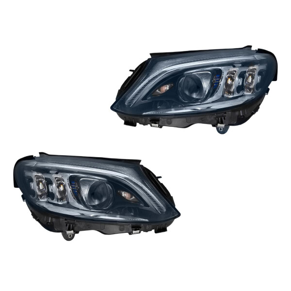 Hauptscheinwerfer-Set links rechts LED HELLA für u.a. MERCEDES-BENZ C-KLASSE
