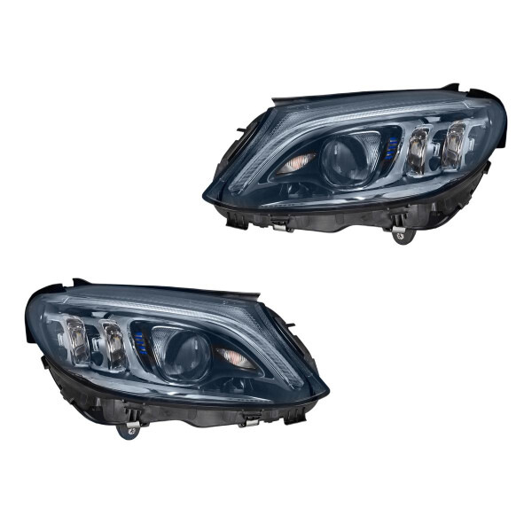 Hauptscheinwerfer-Set links rechts LED HELLA für u.a. MERCEDES-BENZ C-KLASSE