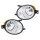 Front Fog Light Set left right 12 V H8 HELLA suitable for FORD S-MAX