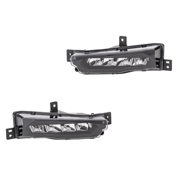 Front Fog Light Set left right 12 V LED HELLA suitable for e.g. BMW X3