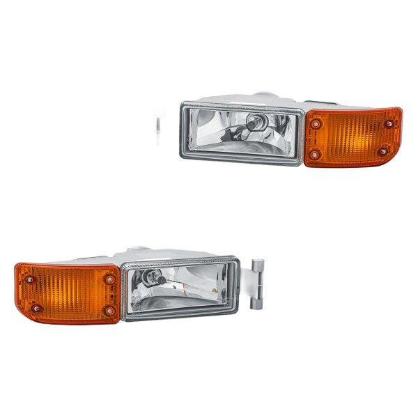 Nebelscheinwerfer-Set links rechts 24 V H4 P21W HELLA für u.a. MAN TGS