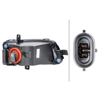 Front Fog Light Set left right 12 V H11 HELLA suitable for e.g. VW GOLF