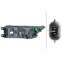 Front Fog Light Set left right 12 V H11 HELLA Lighting-Expertise for VW TIGUAN