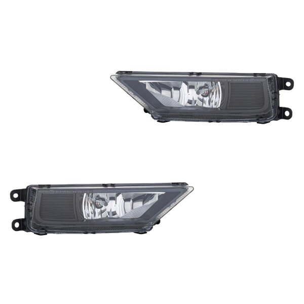 Front Fog Light Set left right 12 V H11 HELLA suitable for e.g. VW TIGUAN