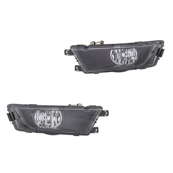 Front Fog Light Set left right 12 V H8 HELLA for e.g. SKODA OCTAVIA