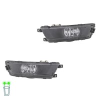 Front Fog Light Set left right 12 V H8 HELLA suitable for...