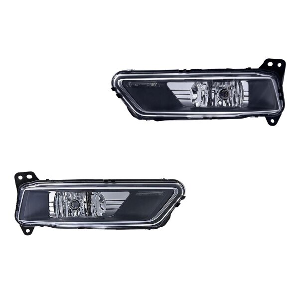 Front Fog Light Set left right 24 V H7 HELLA suitable for e.g. MAN TGS
