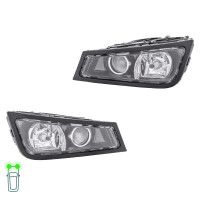 Front Fog Light Set left right 24 V H7/H3 HELLA for e.g....