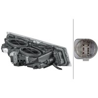 Front Fog Light Set left right 24 V H7/H3 HELLA for e.g. VOLVO FM