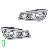 Front Fog Light Set left right 24 V H3 HELLA suitable for...