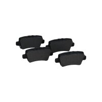 Brake pad set rear discs wear-alert 15.6 mm VALEO for HONDA CIVIC