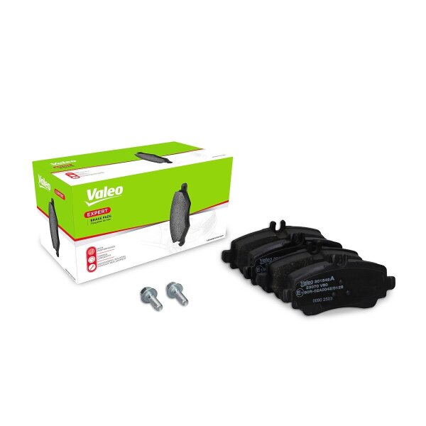 Brake pad set front discs 17 mm VALEO IAM-Expertise fits MB A-CLASS