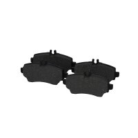 Brake pad set front discs 17 mm VALEO IAM-Expertise fits MB A-CLASS