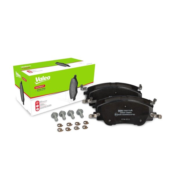 Brake pad set front discs 18.5 mm VALEO for PEUGEOT 208 and others