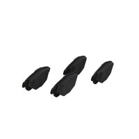 Brake pad set front discs 19 mm VALEO suitable for e.g. PEUGEOT 307