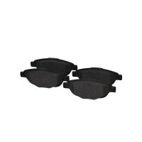 Brake pad set front discs 19 mm VALEO suitable for e.g. PEUGEOT 307