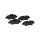 Brake pad set rear discs 16.6 mm VALEO for MINI MINI and others