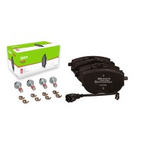 Brake pad set front discs 18 mm VALEO for e.g. VW CALIFORNIA