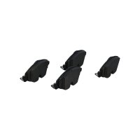 Brake pad set front discs 20 mm VALEO IAM-Expertise suitable for e.g. VW GOLF