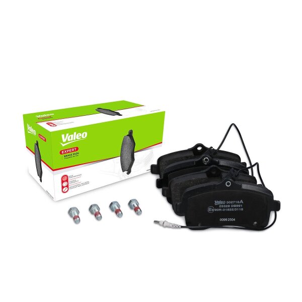 Brake pad set front discs 19.1 mm VALEO IAM-Expertise suitable for PEUGEOT 407