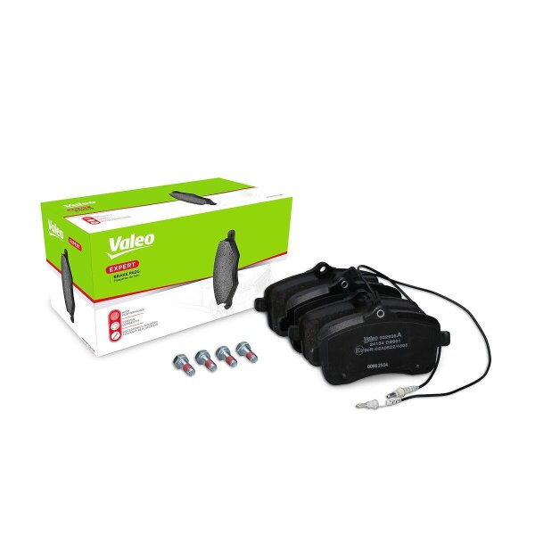 Brake pad set front discs 19.1 mm VALEO for PEUGEOT 407 and others