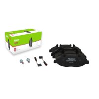 Brake pad set front discs 20.6 mm VALEO IAM-Expertise...