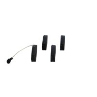 Brake pad set front discs 19 mm VALEO for FIAT BRAVO and...