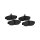 Brake pad set front discs 17.6 mm VALEO suitable for e.g. VOLVO 740