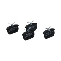 Brake pad set rear discs 14.4 mm VALEO for e.g. ALFA ROMEO 33