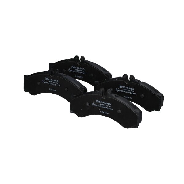 Brake pad set discs 19.2 mm VALEO IAM-Expertise suitable for e.g. MB SPRINTER