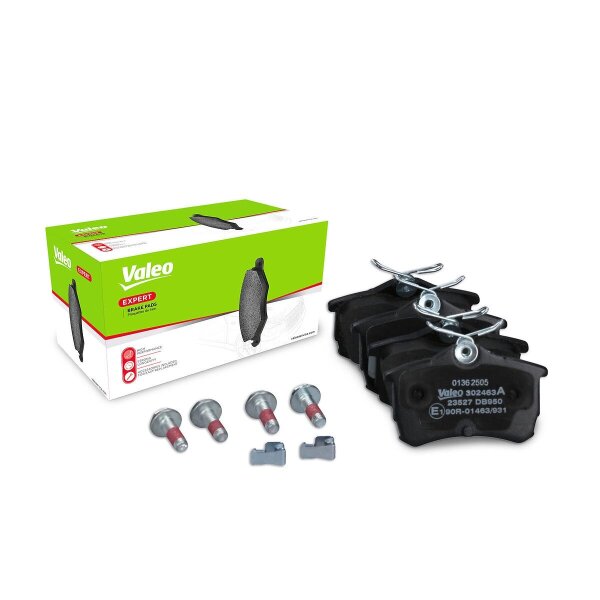 Brake pad set rear discs 15.2 mm VALEO for HONDA ACCORD and others