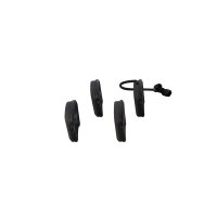 Brake pad set front discs 17.6 mm VALEO for e.g. RENAULT KANGOO