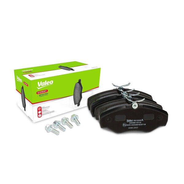 Brake pad set front discs 18.2 mm VALEO for NISSAN PRIMASTAR and others