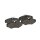 Brake pad set front discs 18.2 mm VALEO for NISSAN PRIMASTAR and others