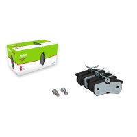 Brake pad set rear discs 14.9 mm VALEO for FORD FIESTA...