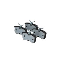 Brake pad set rear discs 14.9 mm VALEO for FORD FIESTA...