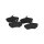 Brake pad set front discs 15.1 mm VALEO IAM-Expertise suitable for e.g. VW GOLF