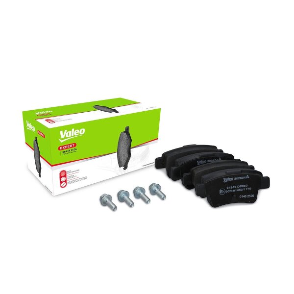 Bremsbelagsatz Scheiben hinten 17,3 mm VALEO für u.a. OPEL CORSA